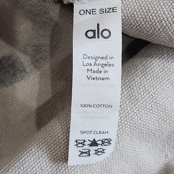 Alo yoga iconic shopper tote grey tie dye durable casual travel minimalistcore - Picture 5 of 8